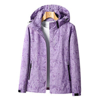 Regenjacke Damen Mit Muster | Leicht & Funktional – Lila