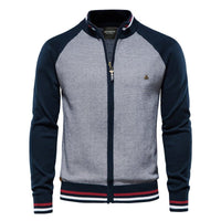 Herren Slim-Fit Übergangsjacke | Sportlich & Kombinierbar – Marine