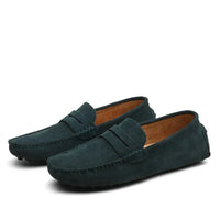 Herren Slip Auf Klassischer Halbschuhe | Bequeme – Dunkelgrün