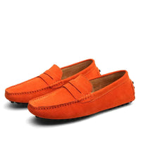 Herren Slip Auf Klassischer Halbschuhe | Bequeme – Orange