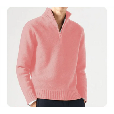 Wade Rollkragenpullover mit Halbem Reißverschluss