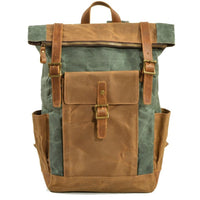 Wiley Vintage Schnallenrucksack – Smaragd