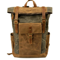 Wiley Vintage Schnallenrucksack – Grüne Armee