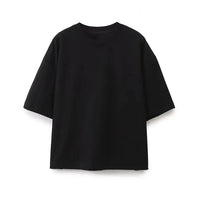 Winslet T-Shirt und Hosen-Set – Schwarzes Top
