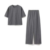 Winslet T-Shirt und Hosen-Set – Grauer Anzug