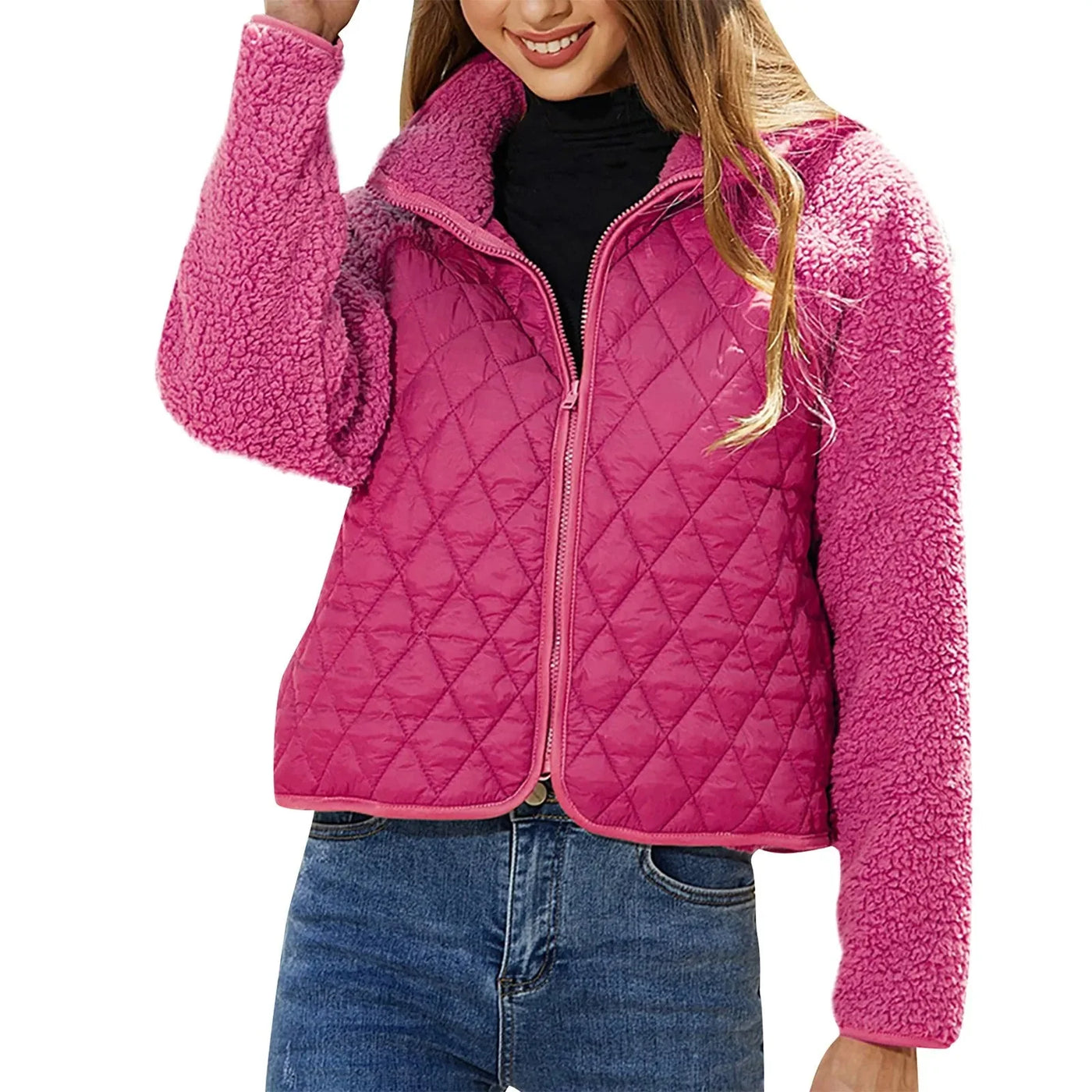 Winslet Gesteppte Fleece-Jacke