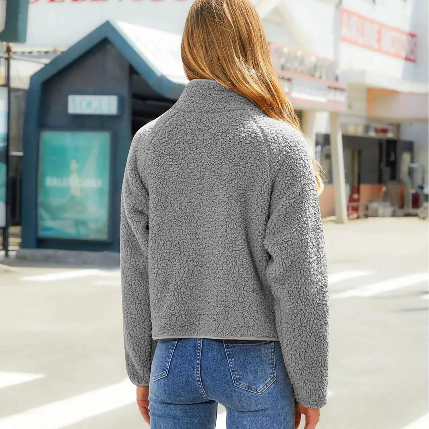 Winslet Gesteppte Fleece-Jacke