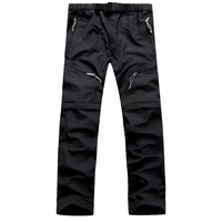 Yael Schnelltrocknende Outdoor Cargohose – Schwarz