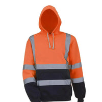 Yosef Reflektierender Arbeitsschutz-Hoodie – Orange