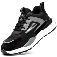 Zeke Anti-smash Arbeit Sneakers – Schwarz