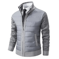 Zoren Strick-Thermojacke – Grünes Grau