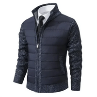 Zoren Strick-Thermojacke – Blau