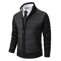 Zoren Strick-Thermojacke – Schwarz