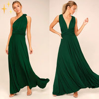 Izzy Maxi-Kleid | Luftiges Sommerkleid mit offenem Rücken und Bindung | Strandkleid – Dunkelgrün