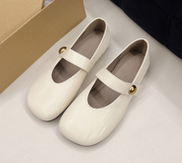 Alina® | Irene Leder Mary Janes – Weiß