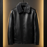 Kingsford Leather Jacket – Schwarz