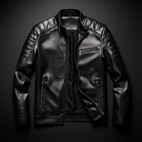 Draycott Leather Jacket – Schwarz