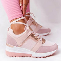 EDITH - SPORTSCHUHE MIT PLATEAU-SOHLE – Rosa