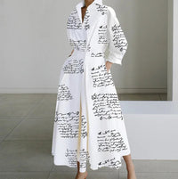 Elena - Elegantes Maxikleid – Buchstabe