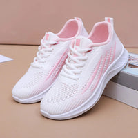 Nikola | Damen Sportschuhe Laufschuhe Sneaker – Weiß