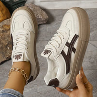 Nina | Orthopädische Gepolsterte Sneaker – Braun