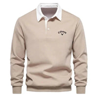 Noah | Herren Eleganter Polopullover – Beige