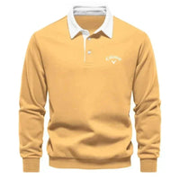 Noah | Herren Eleganter Polopullover – Gelb