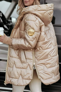 Nolwen Stylischer Wintermantel – Beige