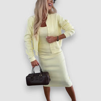 DALILA - KLEID UND BLUSE IM SET – Gelb