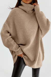 GERDA - OVERSIZED PULLOVER – Khaki