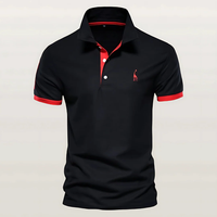 Oskar | Herren Poloshirt Klassisch – Schwarz