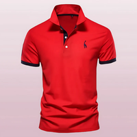Oskar | Herren Poloshirt Klassisch – Rot