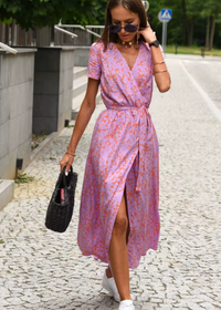 Elianne - Flexibles und modernes Sommerkleid – Rosa