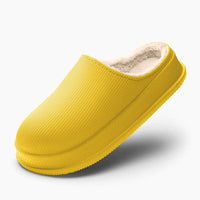 Nicole - Bequeme und warme Sandalen – Gelb