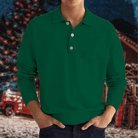 Maxim – LANGARM-POLOSHIRT – Grün