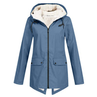 AMELIA - Outdoor-Regenmantel für Damen – Blau