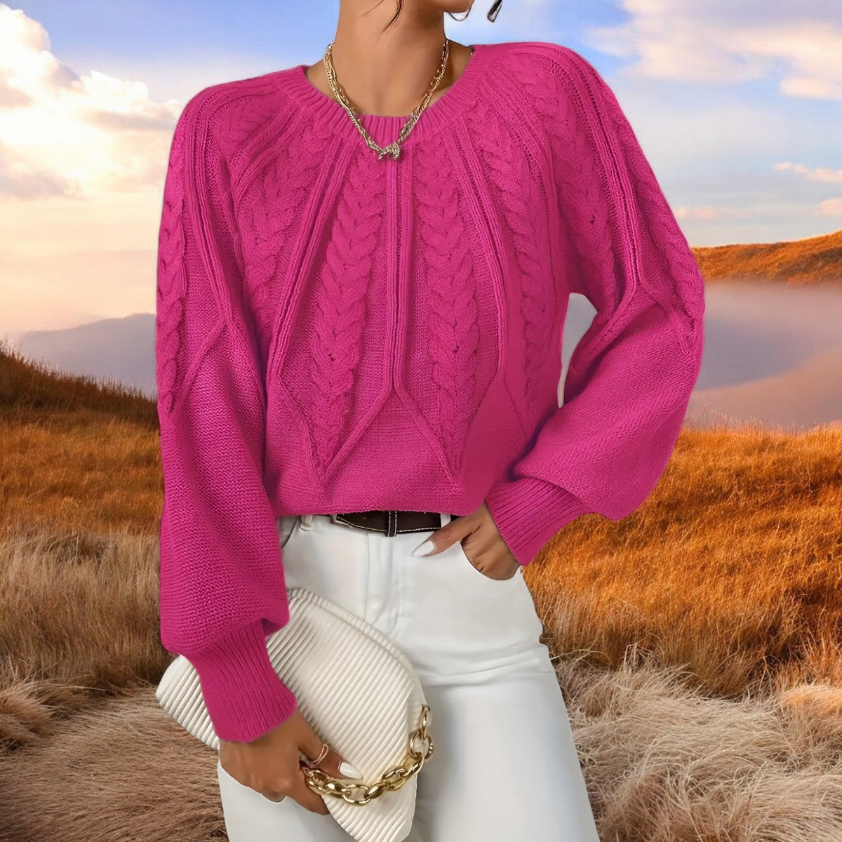 Hannelore - Kuscheliger Strickpullover