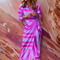 Amira™ – Wickelkleid mit Print – Violett
