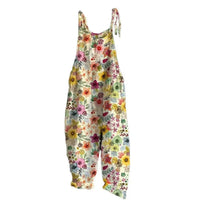 Heidi-Mode | Latzhose Jeans Blume – Gelb A
