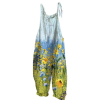 Heidi-Mode | Latzhose Jeans Blume – Blaue A