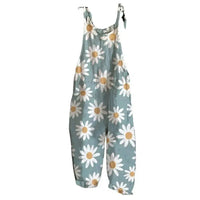 Heidi-Mode | Latzhose Jeans Blume – Helles Blau A