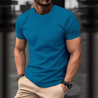 Levi Waffelstruktur T-Shirt – Blau