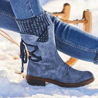 Iris - Bequeme Stiefel – Blau