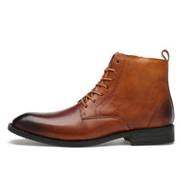 John | Vintage Lederstiefel – Hellbraun