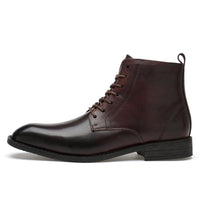 John | Vintage Lederstiefel – Dunkelbraun