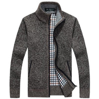 Iker - Bequeme Jacke mit Zipper – Braun