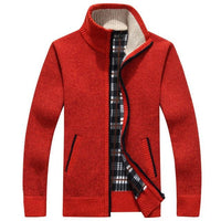 Iker - Gemütliche und warme Jacke – Rot