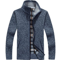 Iker - Bequeme Jacke mit Zipper – Marine