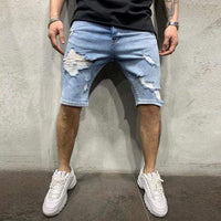 Finn | Lässige Denim Shorts für Herren Freizeit – Blau