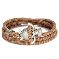 Handgefertigtes Meeresschildkröten-Armband – Khaki